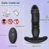 Anal Plug Butt Plug Vibrator Remote Control Sex Toys for Men Women, Prostate Massager with 10 Thrusting & Vibrating Modes Adult Sex Toys Thrusting Vibrator Anal Vibrator Butt Plug for Male Female - Image 4