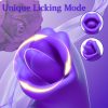 2025 Rose Sex Toys Vibrator for Women: Dildo 4-IN-1 Rose Adult Toys with 7 Flapping Modes, 7 Vibration Intensities & 5 Licking G Spot Vibrators, Adult Sex Toys Clitoral Nipple Suck for Woman for Man Couples - Image 7