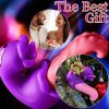 Vibrator Adult Sex Toys for Women - 4in 1 Tongue Thrusting Vibrators Dildo Rose Sex Toys with 10 Licking Clitoral & 10 Vibration Mode, G Spot Clit Stimulator Pleasure Tools for Female Couples Games - Image 9