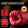1 Male Oral Vibrating Airplane Cup, Masturbation Cup, Tongue Licking Mouth And Tight Soft Vagina, 10 Powerful Suction Frequencies For Clamping, 5D Vagina And Deep Throat Love, Lipstick Mouth Fun, Male Toy Penis Trainer. - Image 6