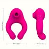1 Penis Ring, Suction And Vibration Function, High-quality 3-in-1 Sex Toy for Male And Female Couples, Adults And Women - Image 4