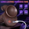 8.5 Inch Thrust Dildo Vibrator With 10 Vibration And Heat Modes For Anal Play G-Spot Stimulation Realistic Vibrating Dildo, Suction Cup Adult Sex Toys For Women And Couples Flesh - Image 5