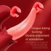 2 in 1 Lick Suck Vibrators - 1pc Clitoris Stimulator and G Spot Massager - Vagina Sucking Female Pleasure Sex Toys - Image 6