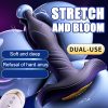 Anal Toys Vibrating Butt Plug, Large Anal Plug Vibrator 8 Vibrations, Anal Dilator Vibrators, Prostate Vibrator Expanding Anal Sex Toys For Gay, Anal Stimulation When Going Out - Image 5