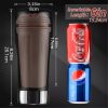 Automatic Male Masturbators - Upgraded 10 Vibration & Interactive Induction Pronunciation Model, Pocket Pussy Male Stroker with 3D Realistic Textured, Toy Mens Adult Male Sex Toys for Men - Multi-Mode Vibrator Massager for Men - Image 4