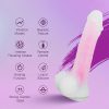 1pc Thrusting Vibrator Dildo, Designed For Women, Realistic Dildo For G-spot Anal Stimulation, Remote Control Dildo, With Telescopic And Vibration Modes, Silicone Adult Sex Toy, Suitable For Both Women And Men - Image 5
