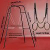Sex Swing Stand For Couple, Sex Swing With Sex Sling, Adjustable Angle Sex Swing, Easy To Assemble, Sex Furniture For Bedroom (Leopard Print Suspender) - Image 3