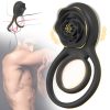 Rose Clitoral Stimulator Vibrating Cock Ring – Couples' Intimate Pleasure Toy With 7 Vibration Modes For Men And Women - Image 3
