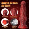 Vibrating Monster Dildo Adult Sex Toys - Soft Liquid Silicone G-spot Clitoral Stimulator Anal Massager 10 Vibration Modes & 3 Thrusting Modes with Strong Suction Cups, Anal Sex Toy for Women Men Couples - Image 6