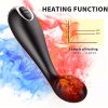 1pc Rechargeable Rabbit Dildo Vibrator with Heating, 10 Vibration Modes, G-Spot & Clitoral Stimulator, Silicone Soft Massager for Women, Deep Penetration, Anal Butt Plug, DC Power Supply, ≤36V, 300mAh Battery - Image 5