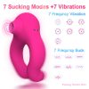Male Locking Sperm Ring Couple Teasing Flirting Multi-frequency Vibration Male And Female Shared G-spot Sucking Massage Masturbator -Ultimate Flirting Enjoyment - Image 6