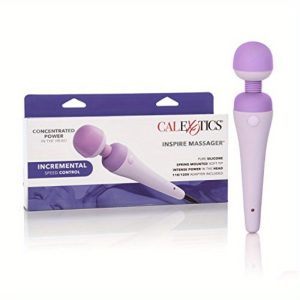 CalExotics Inspire Massager Silicone Body Wand Vibrator for Couples Adult Sex Personal Massager Purple SE4574143
