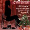 Elegant Red Love Chair with Dildo Base & Armrests - Smooth Glide, 31.5" Height for Enhanced Intimacy, Battery-Free Adult Furniture, Ideal Christmas Gift for Couples - Image 7