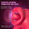 Vibrating Cock Ring for Couples Sex Toys, Tongue Licking Vibrator for Couple Pleasure, 3 Motors with 10 Vibrations, Vibrator for Men Women Play - Image 6