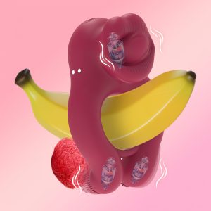 Vibrating Cock Ring for Couples Sex Toys, Tongue Licking Vibrator for Couple Pleasure, 3 Motors with 10 Vibrations, Vibrator for Men Women Play