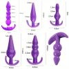 41pcs SM Bondage Restraint Vibrator Silicone Anal Plug Sex Toys for Butt Plug Color - Image 3