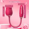 Rose Sex Toy Dildo Vibrator: 3-in-1 Rose Sex Stimulator for Women with 10 Sucking & Thrusting Dildo G-Spot Vibrators - Adult Sex Toys for Couples - Image 4