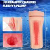 Vibrating Male Masturbator Sex Toys 7.5 Depth Squeezable App Control Male Vibrator Stroker with 12 Vibrations Plump Fleshy Realistic Pocket Pussy Vagina Blowjob Adult Sex Toys for Men Masturbating - Image 5