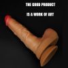 2025 Super Large New Dual Hardness Technology Personal Realistic Sex Toy- Silicone Anal Dildo Male Sex Toy with Strong Suction Cup Butt Plug Large Dildo Female Erotic Anal Toy Couple Vagina Anal Sex Toy Suitable for Men and Women - Image 5