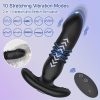 Anal Plug Butt Plug Vibrator Remote Control Sex Toys for Men Women, Prostate Massager with 10 Thrusting & Vibrating Modes Adult Sex Toys Thrusting Vibrator Anal Vibrator Butt Plug for Male Female - Image 7