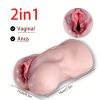 3-in-1 Realistic Silicone Male Masturbator with Vagina, Anal & Oral Cavities - Portable Pocket Pussy for Men, TPE Material, 18cm Lifelike Design, No Battery Required, Male Masturbation Toys - Image 7