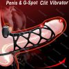 Penis and G-Spot Clitoral Vibrators with 10 Vibration Modes, Vibrating Penis Ring Cock Sleeve Adult Sex Toys for Men and Women, Male Penis G Spot Vibrator Cage Sleeve, Testicles Cock Ring G Spot Clitoris Nipples Anal Butt Plug Stimulation for Couples - Image 2